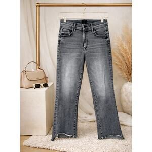 Mother the insider crop step fray Barely there 25"